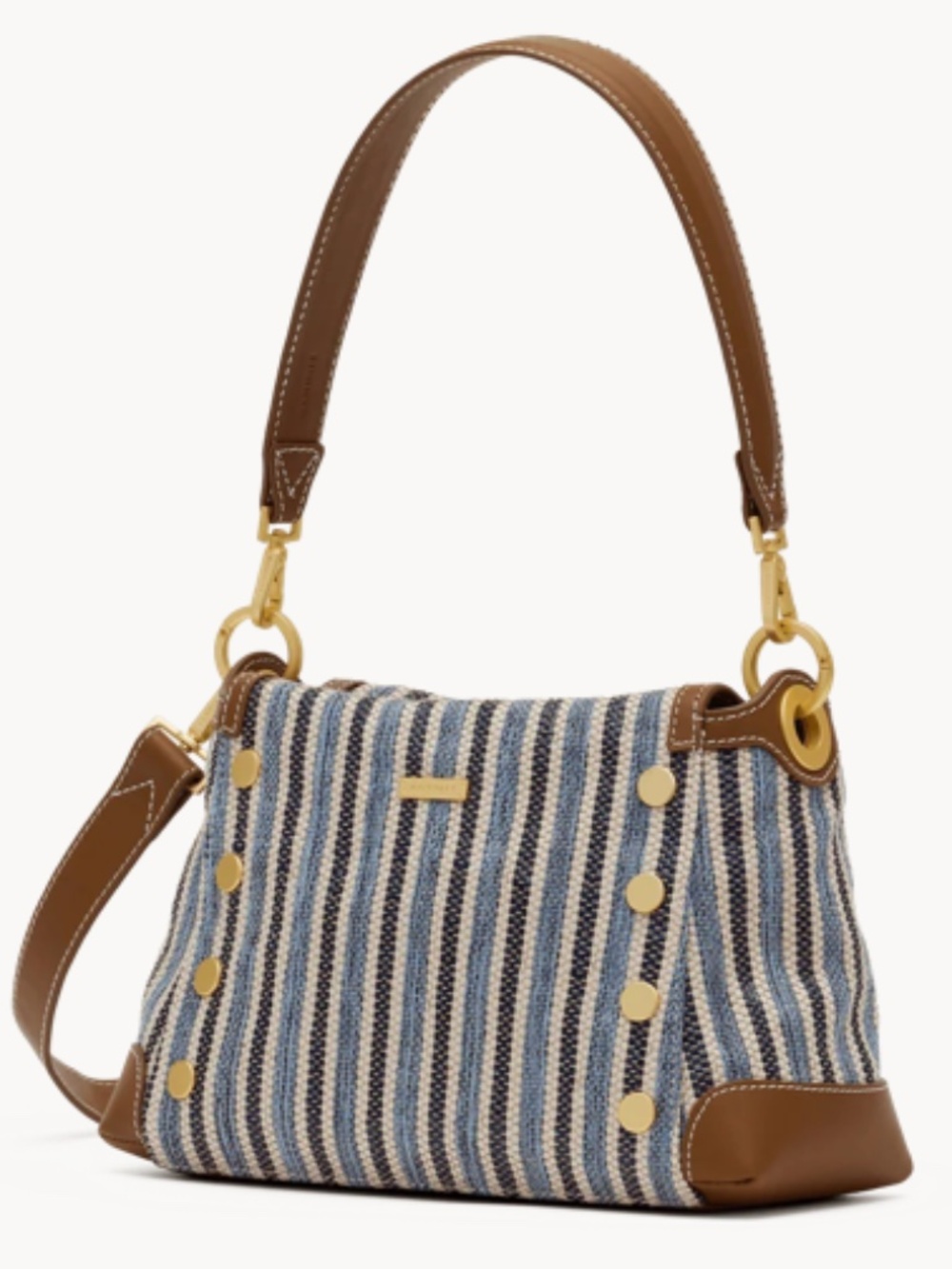 Hammitt Bryant Cabana Blue Crossbody w/Brushed Gold Accents - NEW w/tags- Ltd Ed - Picture 3 of 9